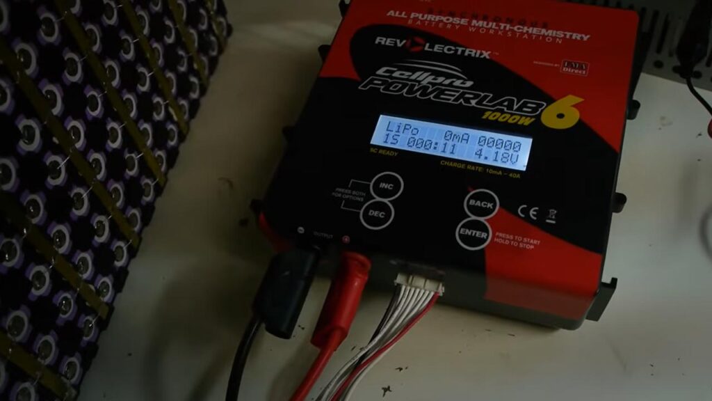 Illustration of 18650 Battery Module Build Headroom