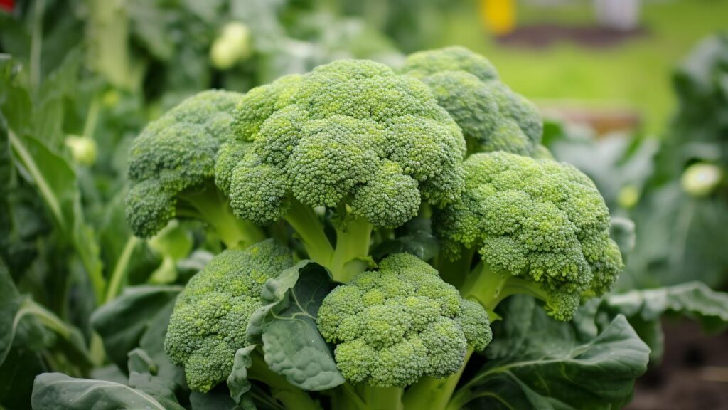 Illustration of October Garden Broccoli