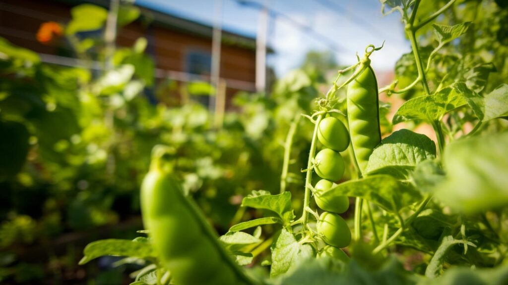 Illustration of October Garden Peas